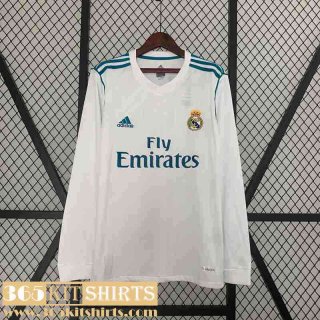 Retro Football Shirts Real Madrid Home Mens Long Sleeve 17 18 FG391
