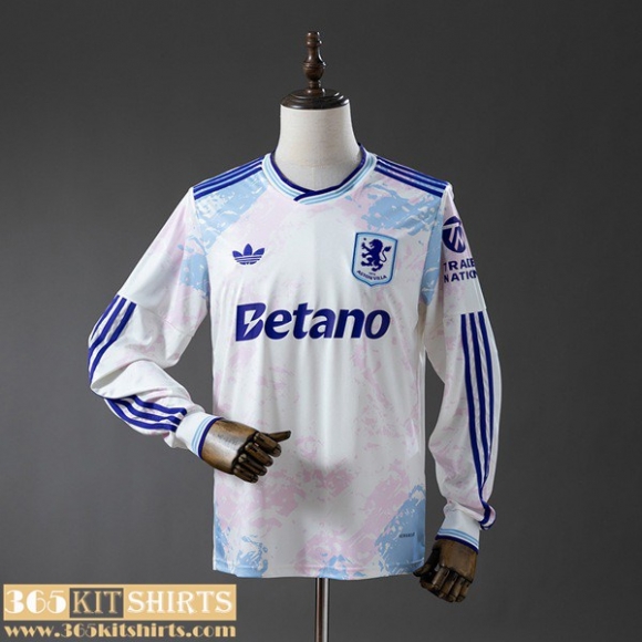 Football Shirts Aston Villa Third Mens Long Sleeve 2025 2026 Football Shirts Aston Villa Third Mens Long Sleeve 2025 2026
