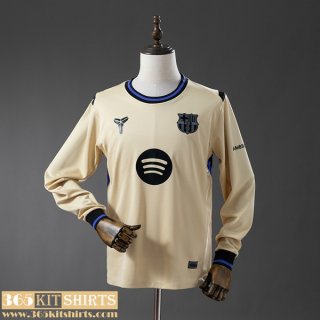 Football Shirts Barcelona Away Mens Long Sleeve 2025 2026 Football Shirts Barcelona Away Mens Long Sleeve 2025 2026