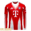 Football Shirts Bayern Munich Home Mens Long Sleeve 2025 2026 Football Shirts Bayern Munich Home Mens Long Sleeve 2025 2026
