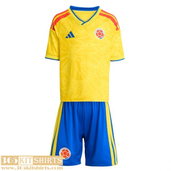Football Shirts Colombia Home Kids 2026 World Cup