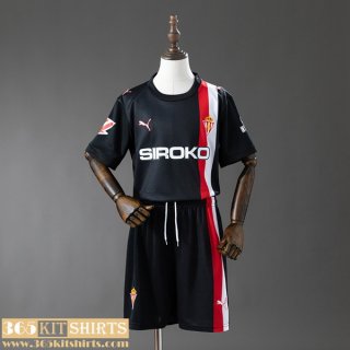 Football Shirts Sporting Gijon Away Kids 2025 2026 Football Shirts Sporting Gijon Away Kids 2025 2026