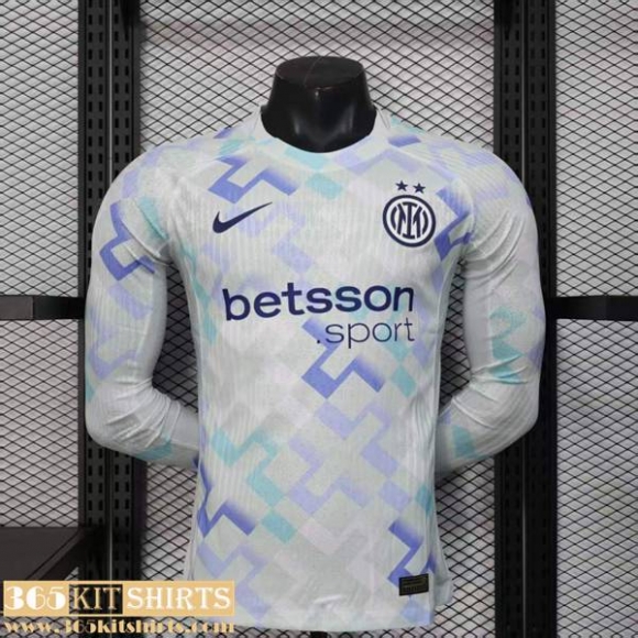 Football Shirts Inter Milan Away Mens Long Sleeve 2025 2026