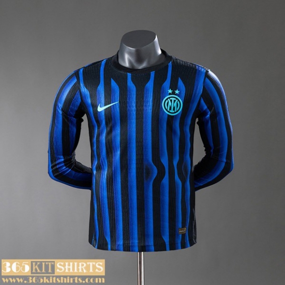 Football Shirts Inter Milan Home Mens Long Sleeve 2025 2026