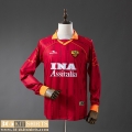 Retro Football Shirts Roma Home Mens Long Sleeve 99 00 FG1258 Retro Football Shirts Roma Home Mens Long Sleeve 99 00 FG1258