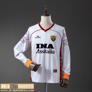 Retro Football Shirts Roma Away Mens Long Sleeve 99 00 FG1298 Retro Football Shirts Roma Away Mens Long Sleeve 99 00 FG1298