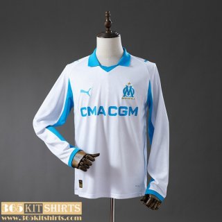 Football Shirts Marseille Home Mens Long Sleeve 2025 2026