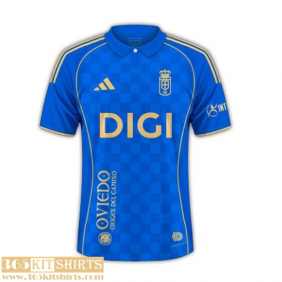 Football Shirts Oviedo Home Mens 2025 2026 Football Shirts Oviedo Home Mens 2025 2026