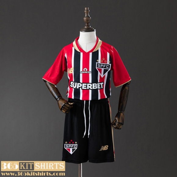 Football Shirts Sao Paulo Away Kids 2025 2026 Football Shirts Sao Paulo Away Kids 2025 2026