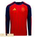 Football Shirts Spain Home Mens Long Sleeve 2026 World Cup Football Shirts Spain Home Mens Long Sleeve 2026 World Cup