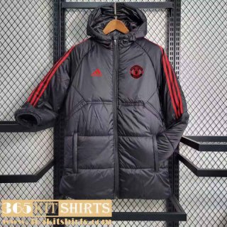 Down Jacket Manchester United black Mens 2023 2024 G16