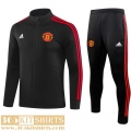 Jacket Manchester United black Mens 2023 2024 B14