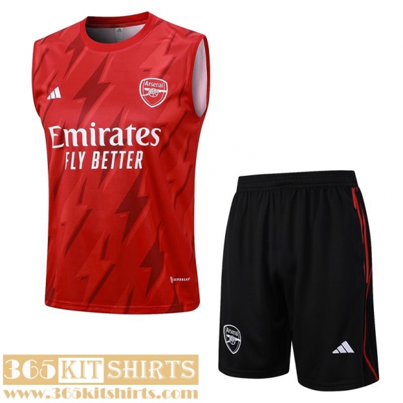 Training Sleeveless Arsenal red Mens 2023 2024 A55