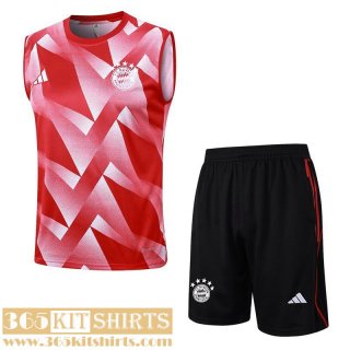 Training Sleeveless Bayern Munich red Mens 2023 2024 A59