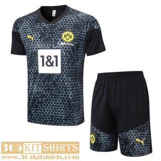 Training T Shirt Dortmund black Mens 2023 2024 A64