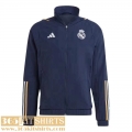 Windbreaker Real Madrid Navy blue Mens 2023 2024 D69