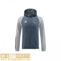 Windbreaker Real Madrid gray Mens 2023 2024 D88