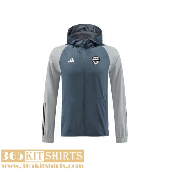 Windbreaker Arsenal gray Mens 2023 2024 D89 Windbreaker Arsenal gray Mens 2023 2024 D89