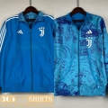Windbreaker Reversible Juventus blue-light blue Mens 2023 2024 D117
