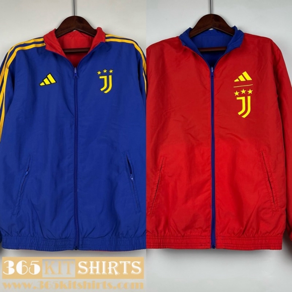 Windbreaker Reversible Juventus blue red Mens 2023 2024 D118