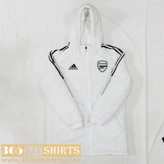 Down Jacket Arsenal White Mens 2022 2023 DD103