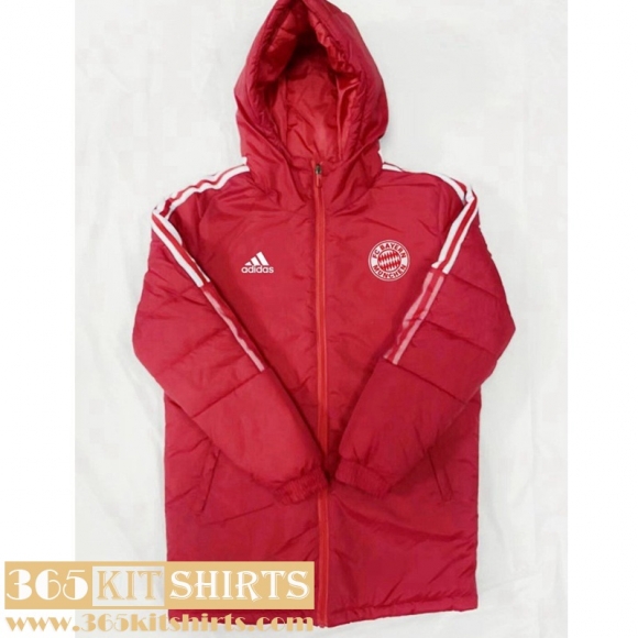 Down Jacket Bayern Munich red Mens 2022 2023 DD130