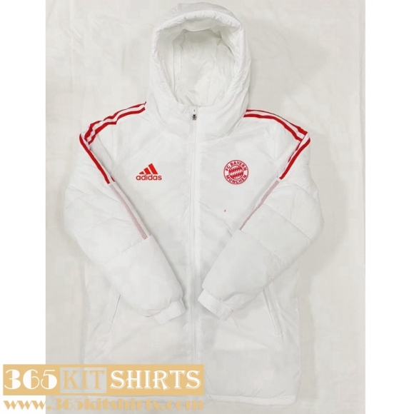 Down Jacket Bayern Munich White Mens 2022 2023 DD135