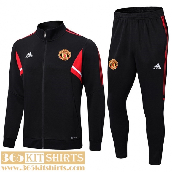 Jacket Manchester United Black Mens 2022 2023 JK580