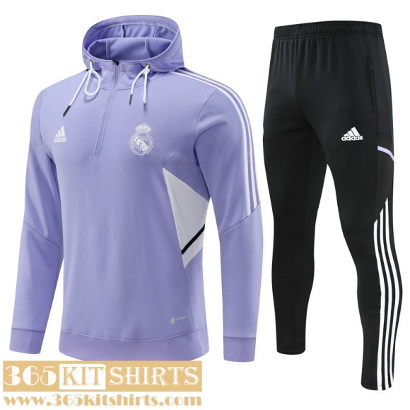 Hoodie Real Madrid Purple Mens 2022 2023 SW43