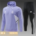 Hoodie Real Madrid Purple Kids 2022 2023 TK385