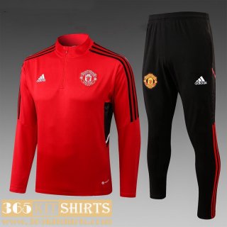 Jacket Manchester United red Kids 2022 2023 TK472