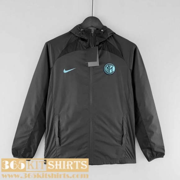 Windbreaker Inter Milan Black Mens 2022 2023 WK169