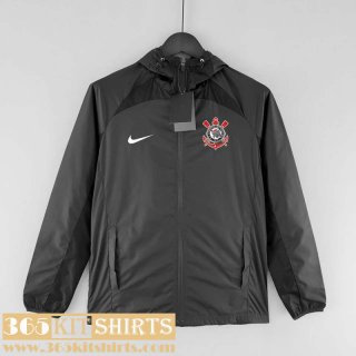 Windbreaker Corinthians Black Mens 2022 2023 WK170