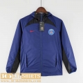 Windbreaker PSG blue Mens 2022 2023 WK176 Windbreaker PSG blue Mens 2022 2023 WK176