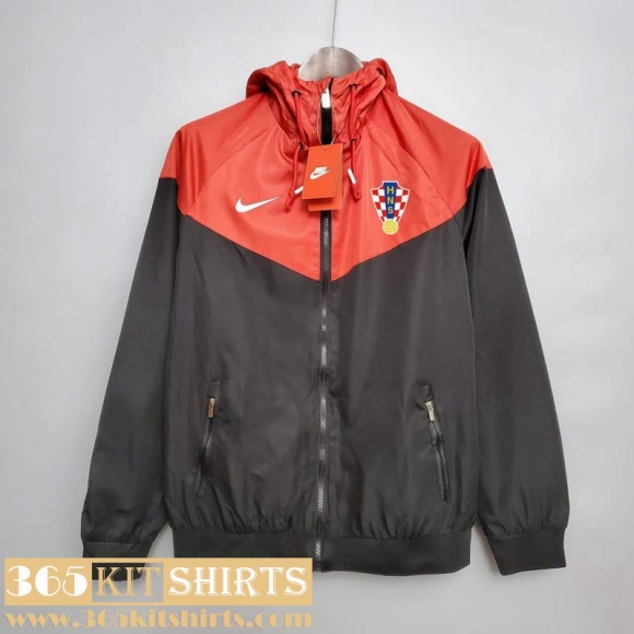 Windbreaker Croatia Black Mens 2022 2023 WK179