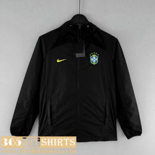 Windbreaker Brazil Black Mens 2022 2023 WK181