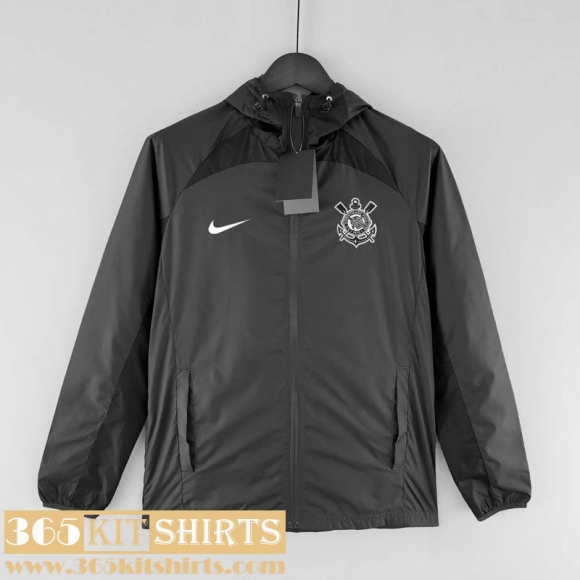 Windbreaker Corinthians Black Mens 2022 2023 WK190