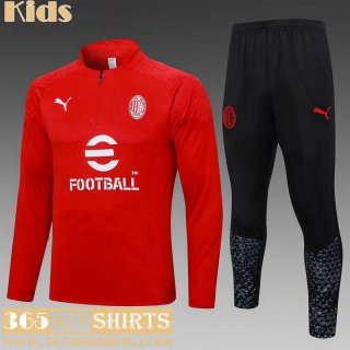 KIT : Training AC Milan red Kids 2023 2024 C35