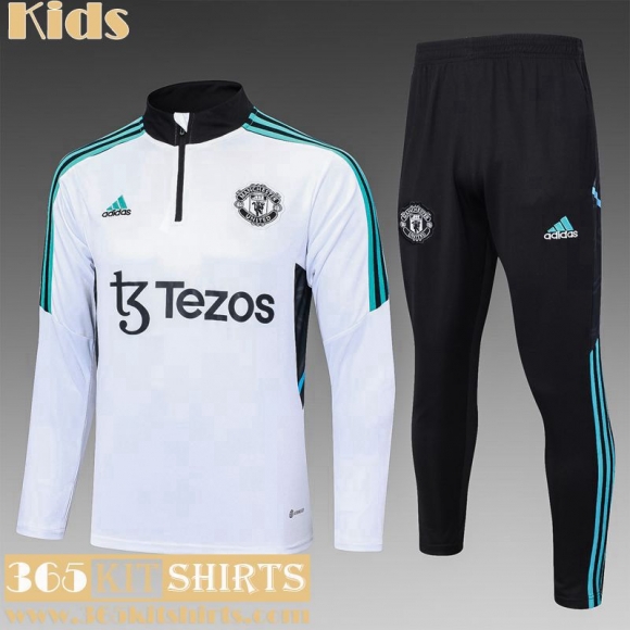 KIT : Training Manchester United White Kids 2023 2024 C40