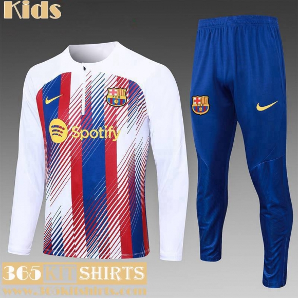 KIT : Training Barcelona White Kids 2023 2024 C44