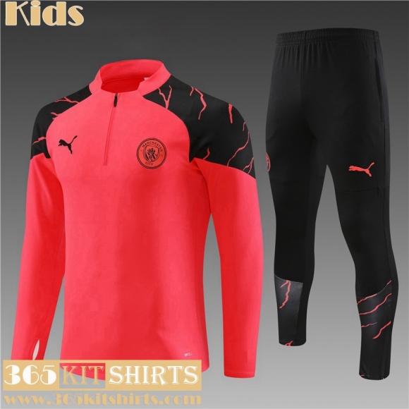 KIT : Training Manchester City red Kids 2023 2024 C49