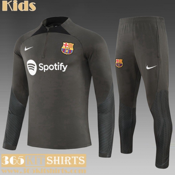 KIT : Training Barcelona dark gray Kids 2023 2024 C64