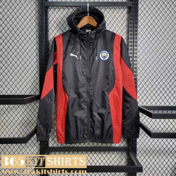 Windbreaker Manchester City black Mens 2023 2024 D138