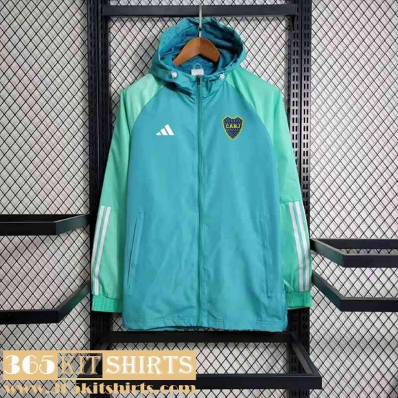 Windbreaker Boca Juniors Blue green Mens 2023 2024 D143