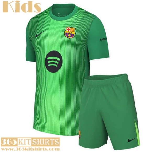 Football Shirts Barcelona Goalkeeper Kids 25 26 Football Shirts Barcelona Goalkeeper Kids 25 26