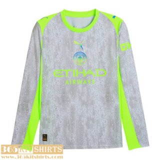 Football Shirts Manchester City Third Mens Long Sleeve 25 26