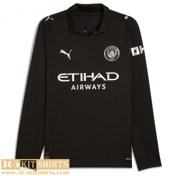 Football Shirts Manchester City Away Mens Long Sleeve 25 26
