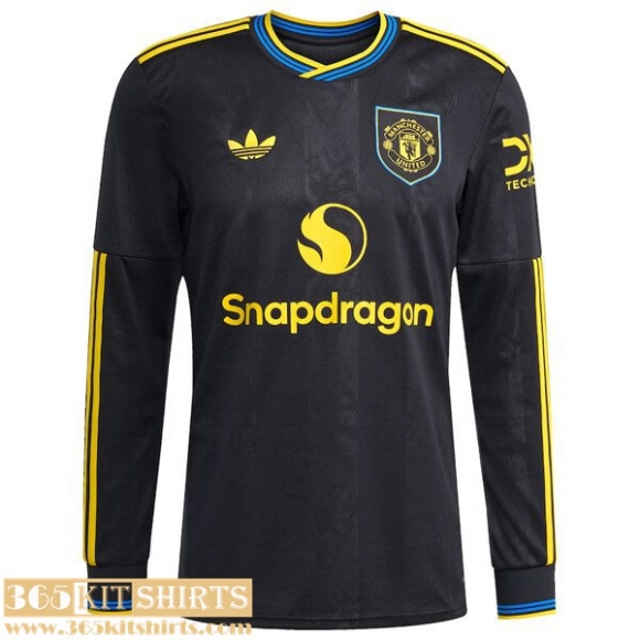 Football Shirts Manchester United Third Mens Long Sleeve 25 26