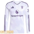 Football Shirts Manchester United Away Mens Long Sleeve 25 26 Football Shirts Manchester United Away Mens Long Sleeve 25 26