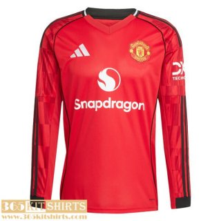 Football Shirts Manchester United Home Mens Long Sleeve 25 26